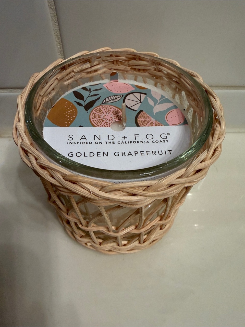 SAND + FOG Golden Grapefruit Candle